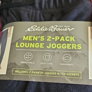 Eddie Bauer Navy Lounge Joggers 2-Pack